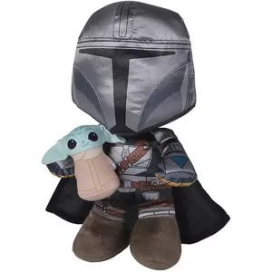 Soft toy SIMBA The Mandalorian Mando + Grogu, plush figures set, 25 cm