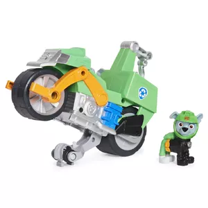 PAW Patrol Moto Pups Rocky’s Deluxe Pull Back Motorcycle Vehicle