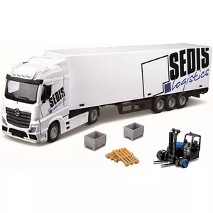 Модель автомобиля Bburago Mercedes-Benz Lift & Load 1:43, литая, предсобранная, масштаб 1:43