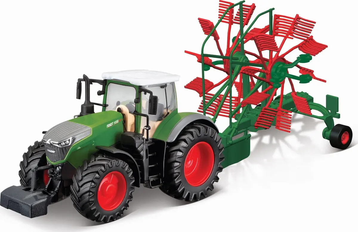 Bburago rotaļu traktors ar vācēju Photo 2