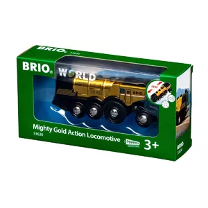 Батарейный локомотив BRIO Gold с светом и звуком
