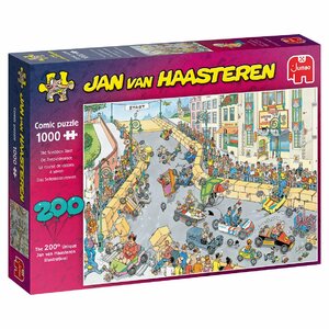 Jan van Haasteren The Soapbox Race Puzle 1000 pcs Komiksi