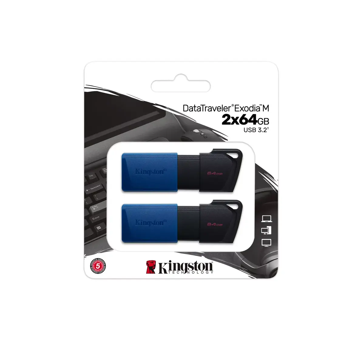 USB Flash Drive Kingston 64GB Exodia M Photo 6