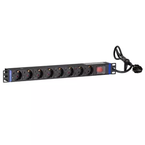 Power Distribution Unit DSIT DS-8PDU-S 8 AC outlets 1U Black