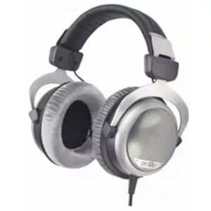 Austiņas Beyerdynamic DT 880 Vadu Pusatvērta Stereo Uz Auss Melna Sudraba