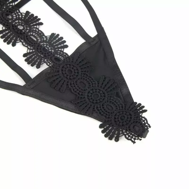 SUBBLIME TEDDY STRAPPY LACE Bodysuit - Size S/M Photo 3