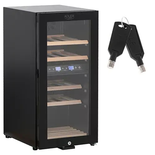 Termoelektrisks vīna dzesētājs Adler AD 8080 — 24 pud. Photo 5