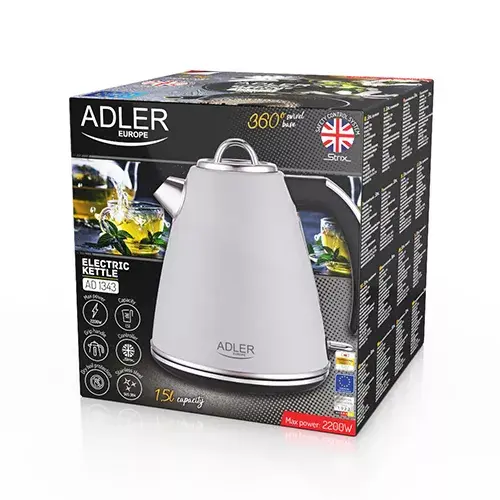 Electric kettle Adler AD 1343 1.5 L 1850 W Photo 9