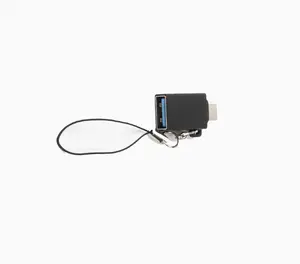 MicroConnect USB3.1CAAF-LOOP USB-C Male to USB-A Female Adapter Black