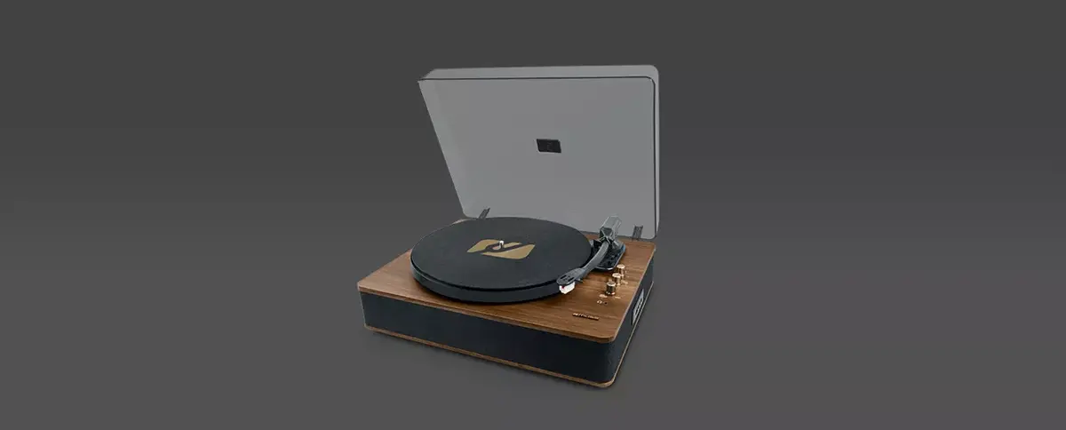 Muse MT-106 BT Automatic Turntable | Black Wood Photo 3