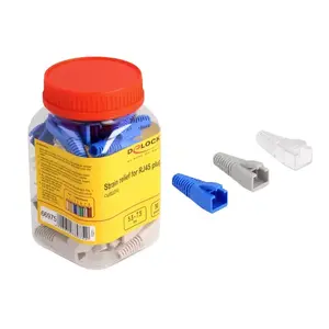 DeLOCK Стресс-освобождение для RJ45 разъема нарезной набор 50 штук цветных