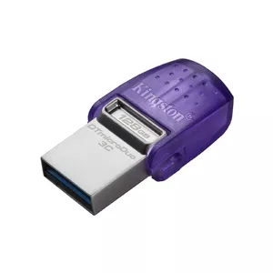 USB zibatmiņa Kingston 128GB USB-A USB-C DataTraveler microDuo 3C