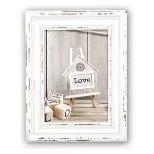 Single picture frame ZEP Rivoli White Wood 160x210 mm