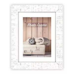 Single picture frame ZEP Coventry White Wood 245x345 mm