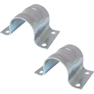 Mast clamp ShiverPeaks 89856-SET galvanized steel for pipe 48–50 mm