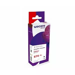 WECARE ARMOR tinte CANON PGi-570XLBK, melna/ melna pigm.