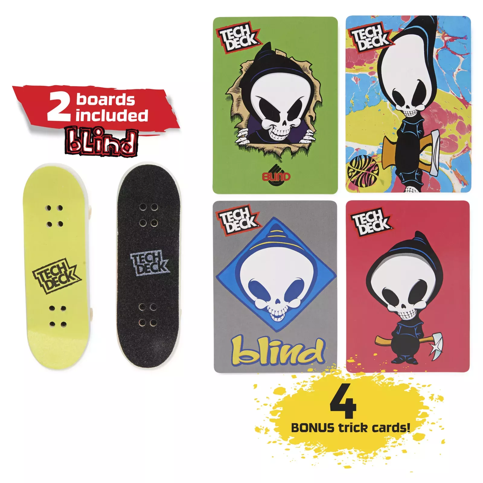 Tech Deck, Neon Mega Park X-Connect Creator, Customizable Glow-in-the-Dark  Ramp Set with 2 Blind Skateboard Fingerboards, 90+ Pieces, Gift for Ages 6+