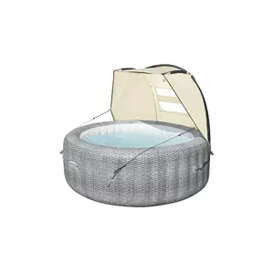 Canopy for Bestway Lay-Z-Spa 6' x 37" x 43" (1.83 m x 0.94 m x 1.09 m), beige