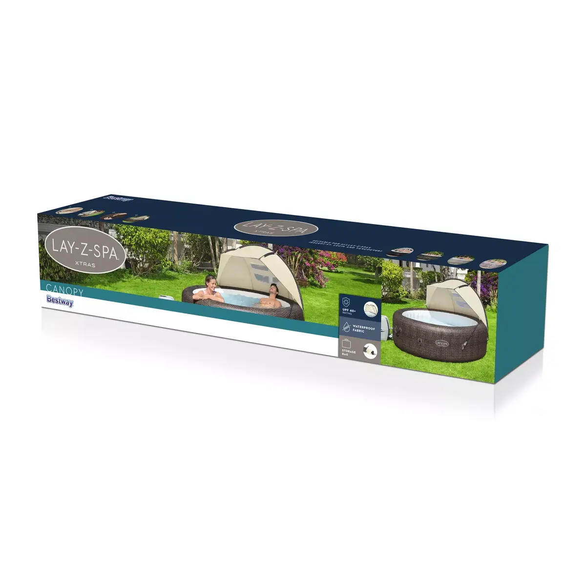 Canopy Bestway Lay-Z-Spa 6' x 37" x 43" Photo 3