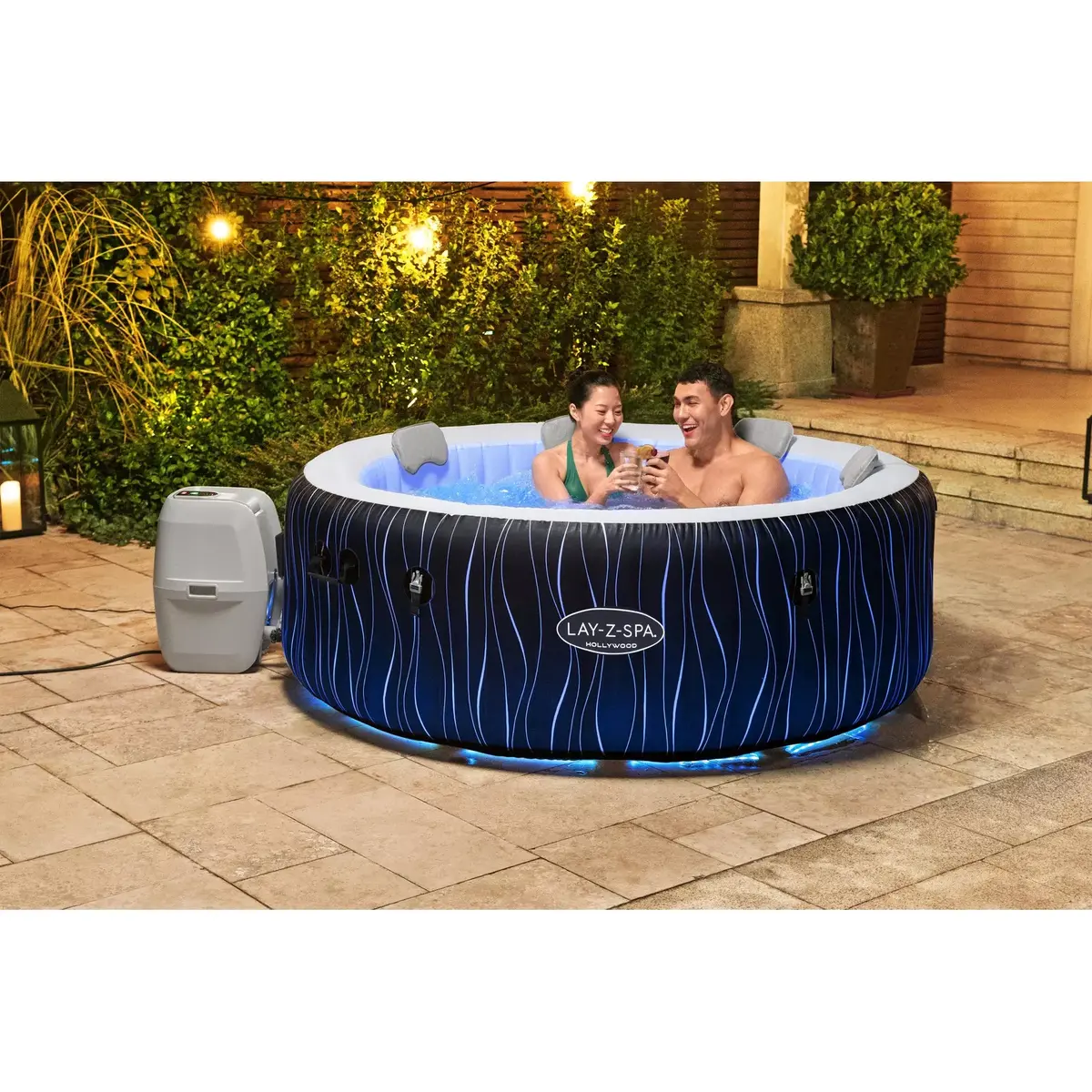 Bestway Lay-Z-Spa Hollywood AirJet piepūšamais spa Photo 38