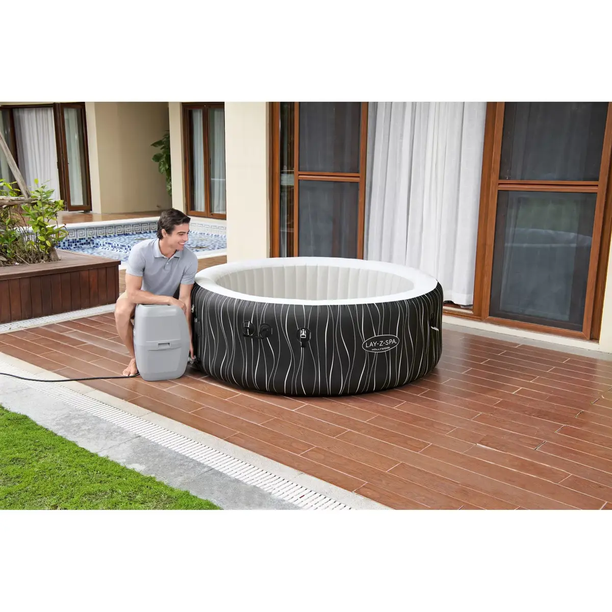 Bestway Lay-Z-Spa Hollywood AirJet piepūšamais spa Photo 46