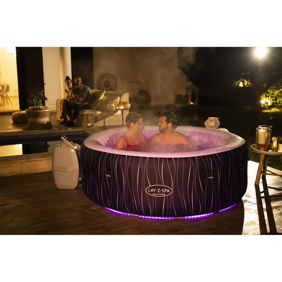 Bestway Lay-Z-Spa Hollywood AirJet piepūšamais spa Photo 55