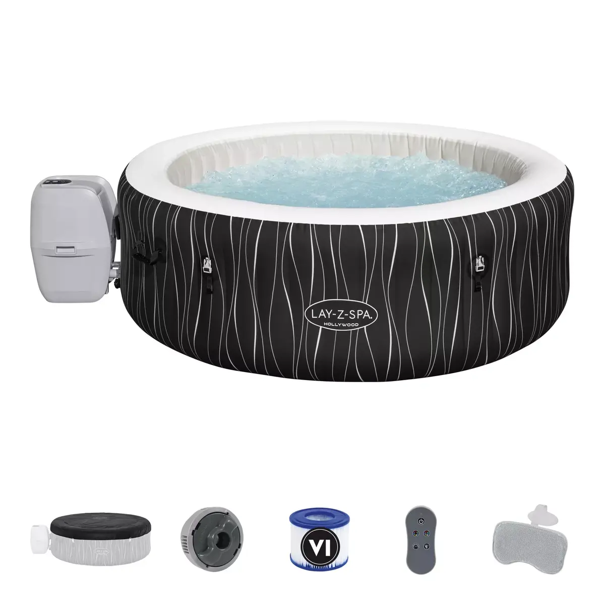 Bestway Lay-Z-Spa Hollywood AirJet piepūšamais spa Photo 68