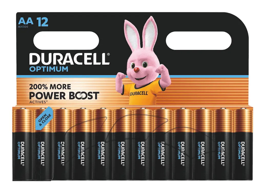 Duracell Optimum AA vienreizējās lietošanas sārma