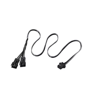 Internal power cable PHANTEKS PH-CB-DRGB3P — 3-pin to 2× Molex (3-pin), black/grey
