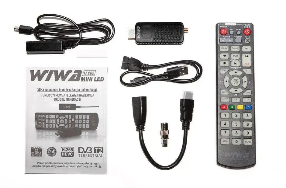 DVB-T/DVB-T2 uztvērējs WIWA H.265 MINI Photo 18