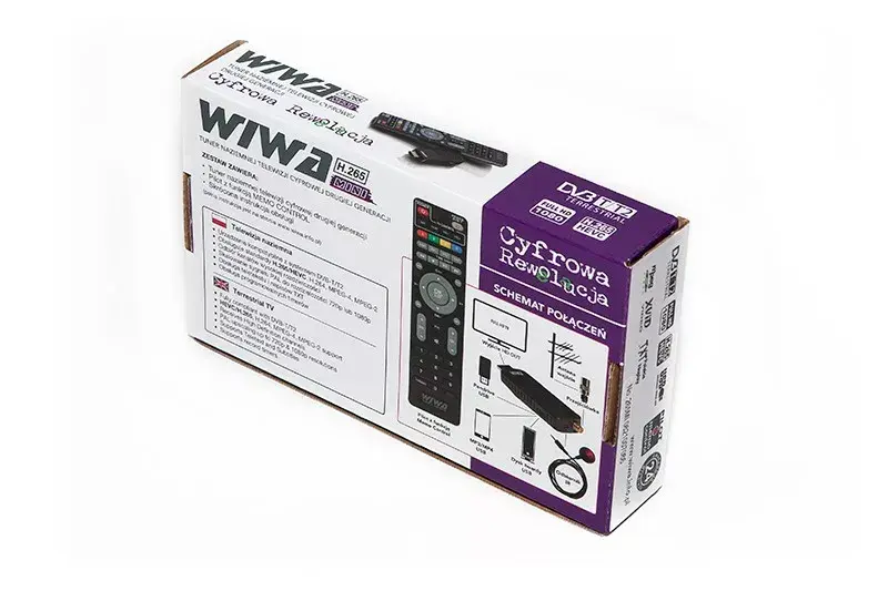 DVB-T/DVB-T2 uztvērējs WIWA H.265 MINI Photo 14