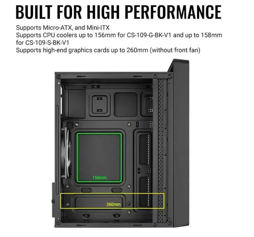 AEROCOOL PGS CS-109-G-BK-v1 FRGB корпус Photo 7
