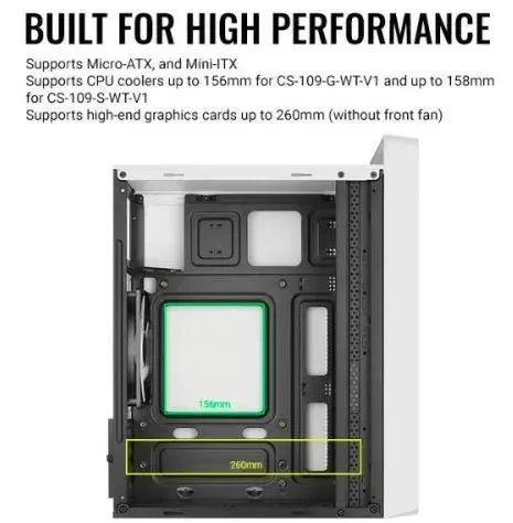 Корпус AEROCOOL PGS CS-109-G-WT-v1 Photo 4