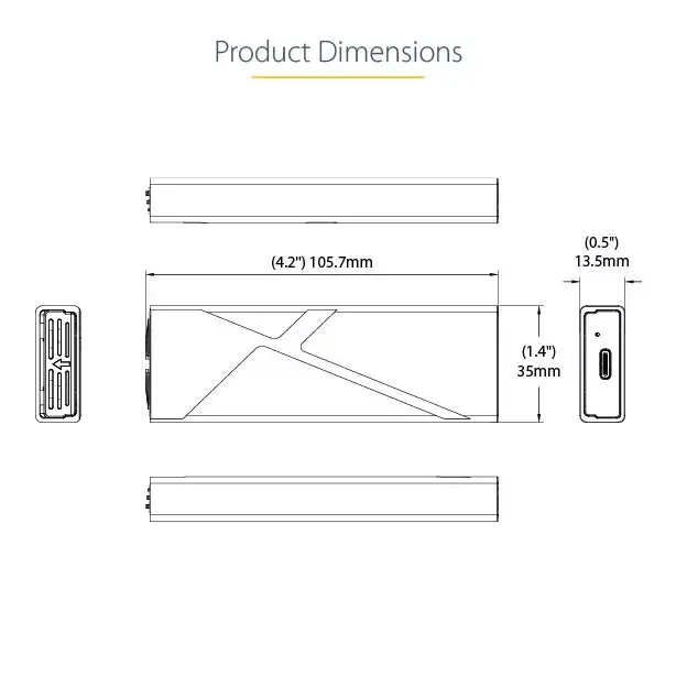 SSD korpuss StarTech.com M2-USB-C-NVME-SATA Photo 17