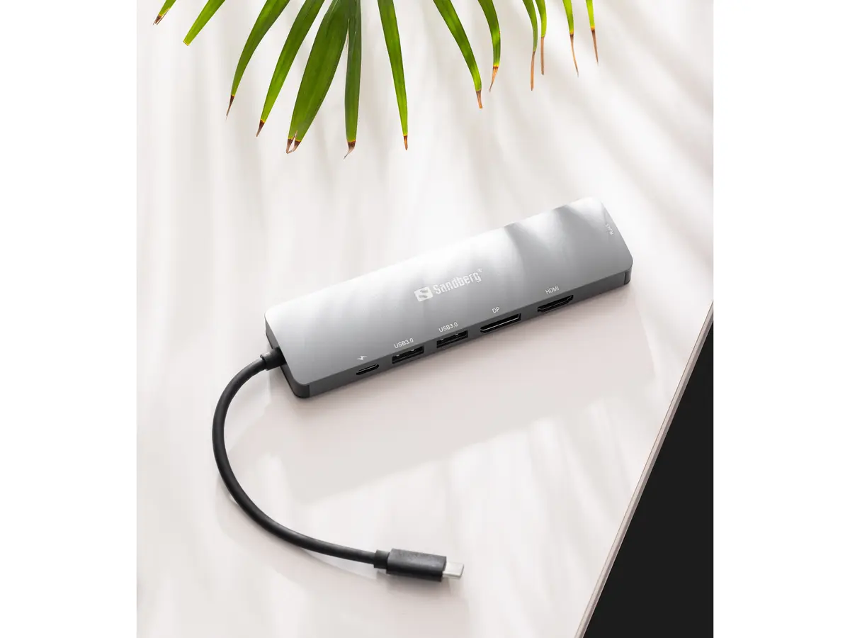 Док-станция Sandberg USB-C 8K Display Dock Photo 4