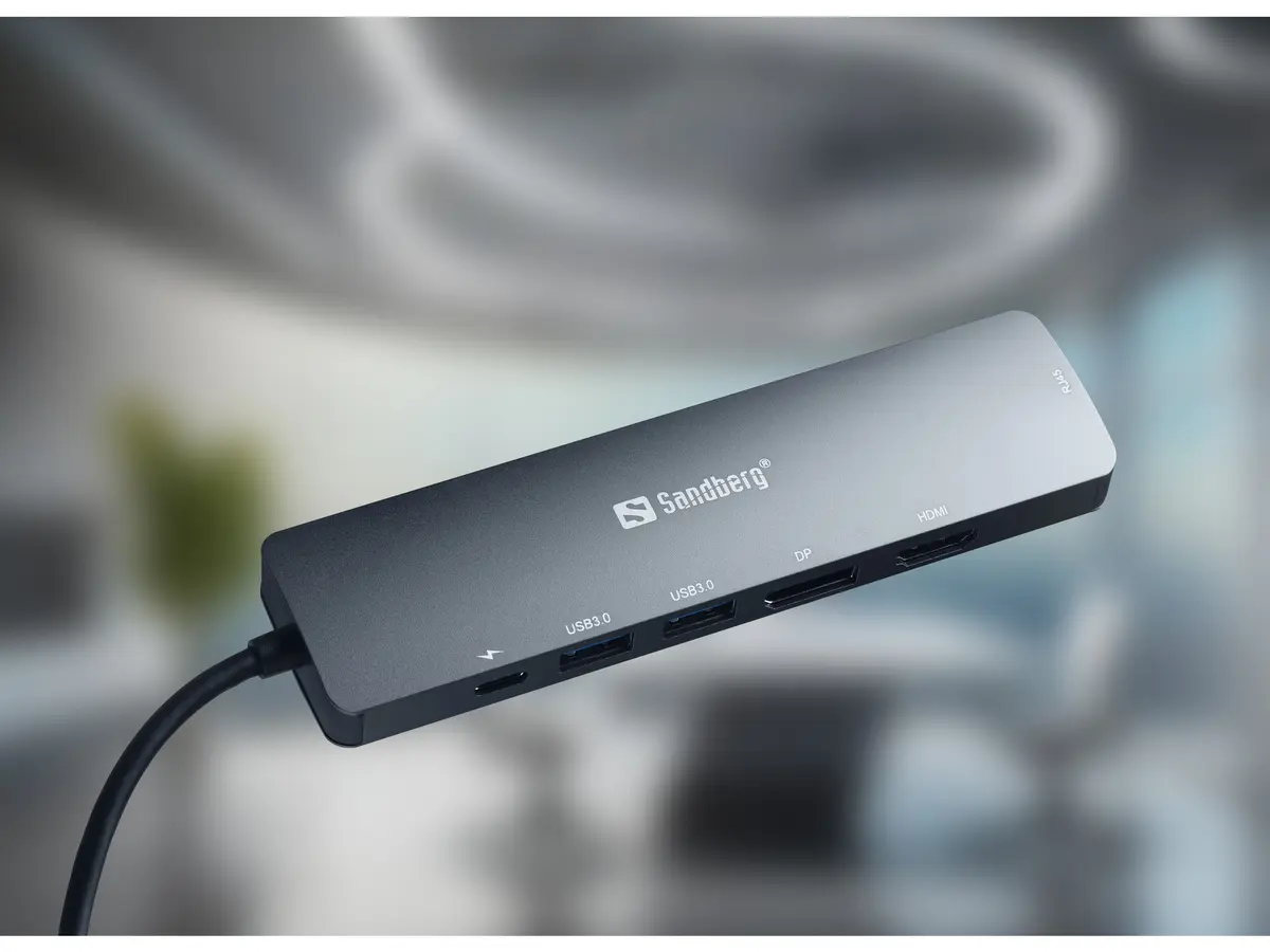 Док-станция Sandberg USB-C 8K Display Dock Photo 6