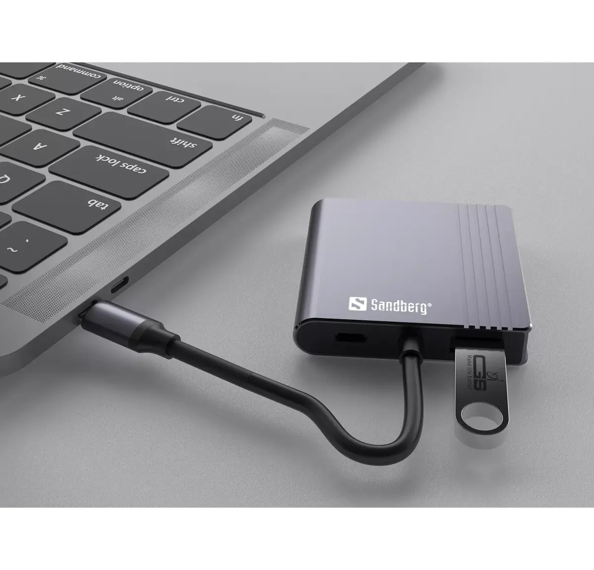 Док-станция Sandberg USB-C 2xHDMI+USB+PD Photo 2