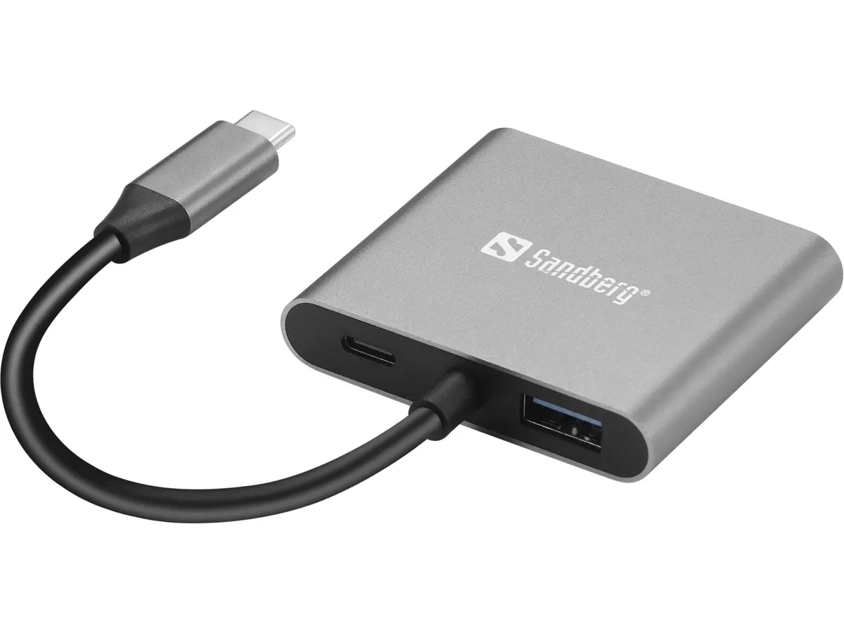 Док-станция Sandberg USB-C 2xHDMI+USB+PD Photo 2