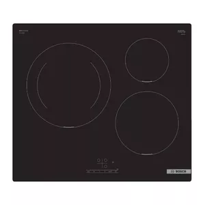 Индукционная варочная панель Bosch Serie 4 PUJ611BB5E, 60 см, 3 зоны, сенсорное управление, PowerBoost, 4600 Вт