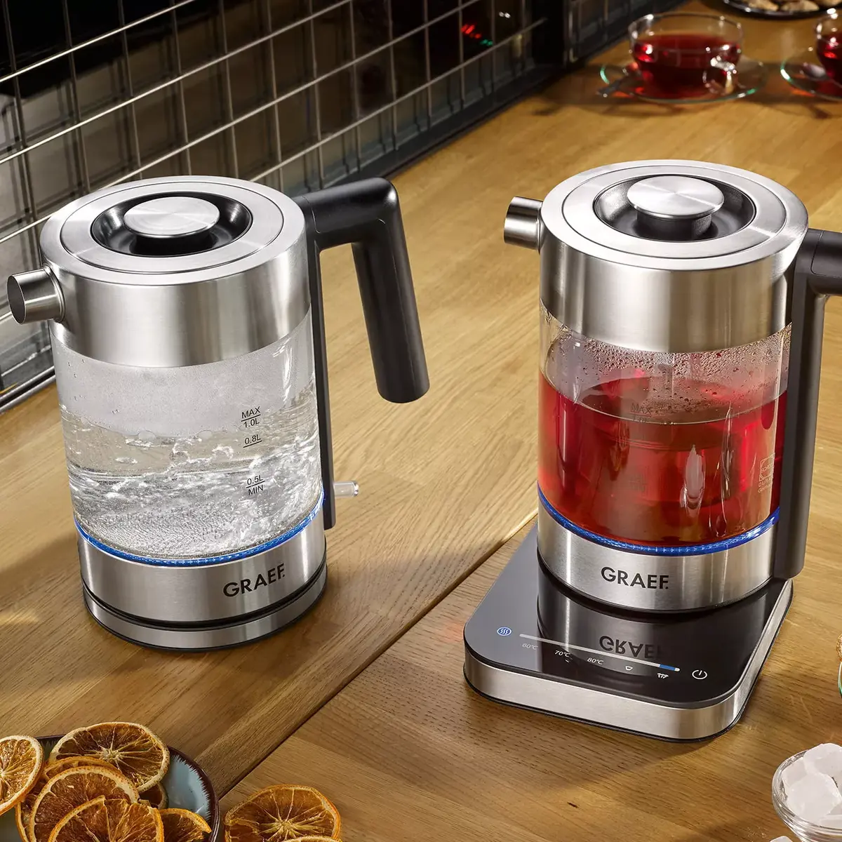 Electric kettle Graef 1 L 2000 W WK350 Photo 2
