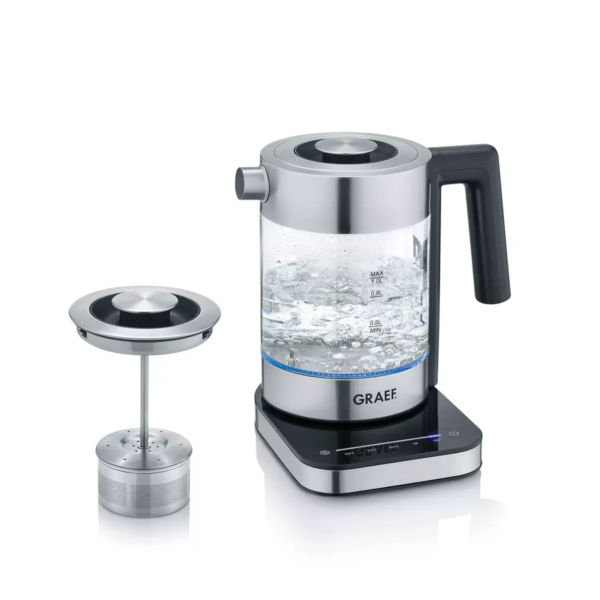 Electric kettle Graef 1 L 2000 W WK350 Photo 7