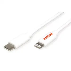 Lightning Cable ROLINE 11.02.8335 1m USB C to Lightning White