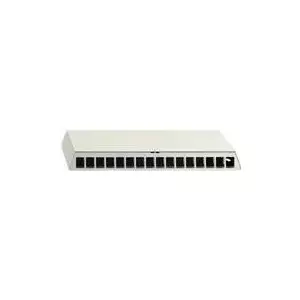 Patch Panel Rutenbeck PP-UM A-16 Ap rw 16-port wall-mountable, pure white