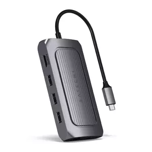 Laptop Dock Satechi ST-U4MA3M USB Type-C Grey 100W Power Delivery