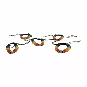 PRIDE - BRACELET WITH TURKISH EYE AND LGBT FLAG