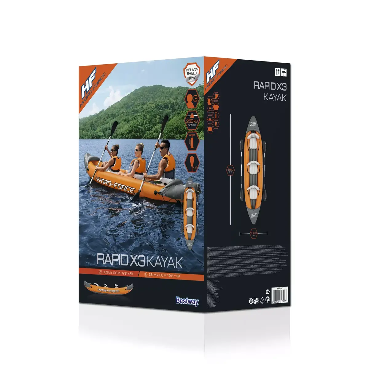 Надувной каяк Bestway Hydro-Force Rapid X3 Photo 45