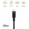 TECHLY 362602 USB4 Gen 3x2 USB‑C кабель 0,8 м Photo 3