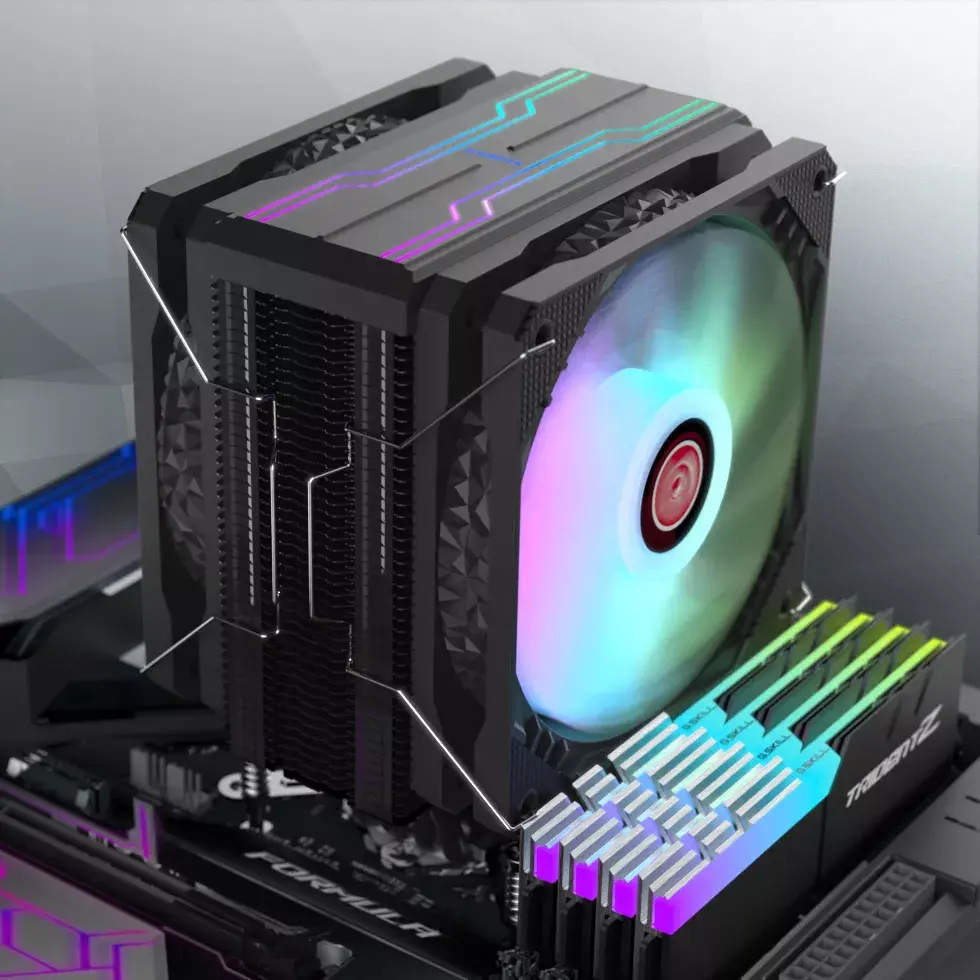 RAIJINTEK ELEOS 12 DUO RBW CPU Liquid Cooling Kit Photo 9