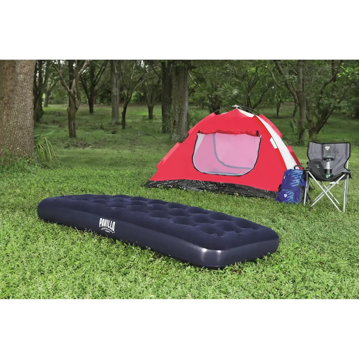 Односпальная матрас Bestway Flocked Airbed Photo 2
