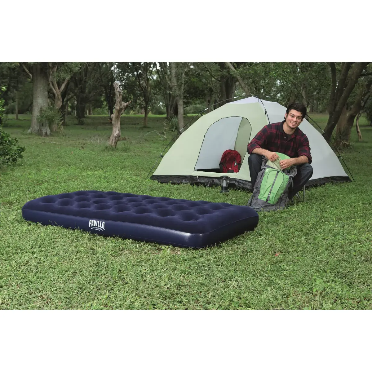 Bestway Airbed 67001 — Single flocked vinyl 1.88×0.99×0.22 m Photo 16